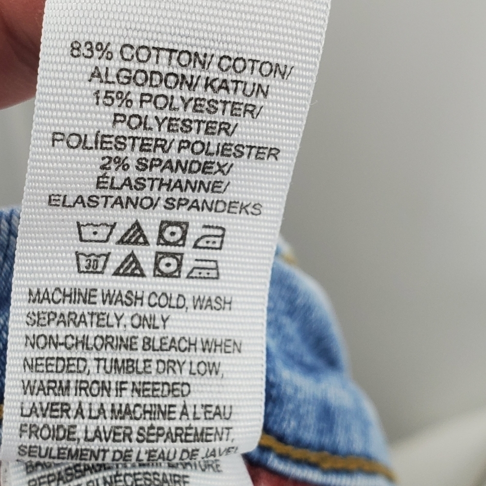 Lucky Brand light wash destroyed paint splatter jeans 6/28 - Picture 16 of 16